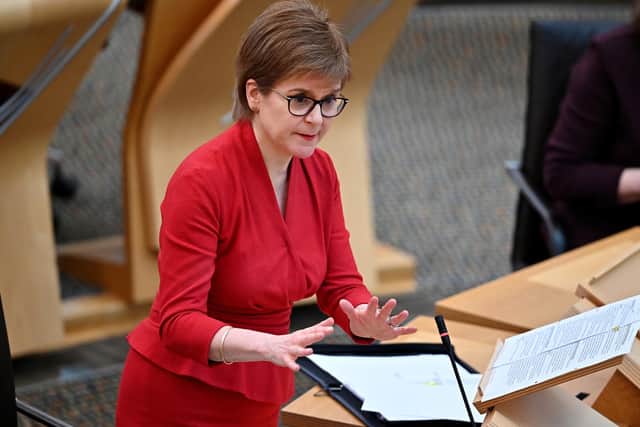 First Minister Nicola Sturgeon has set out indicative dates for the easing of lockdown in Holyrood