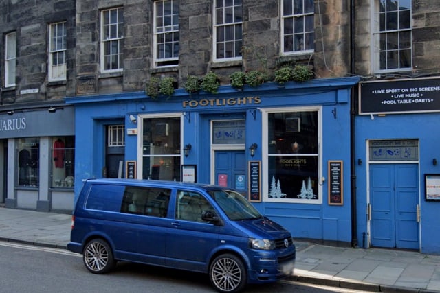 Footlights Bar and Grill in Spittal Street is a great choice for the Rugby World Cup - or indeed any other sporting event - with two giant laser screens and six large TVs. If you're feeling peckish, they serve tasty Scottish pub grub, including burgers.