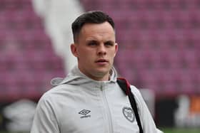 Clubs in Saudi Arabia and England are interested in Hearts captain Lawrence Shankland. Pic: SNS