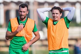 Christian Doidge and Scott Allan were both linked with moves to Dundee. Picture: SNS