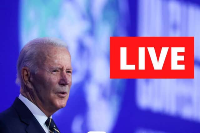 US President Joe Biden has stressed the opportunities on offer from addressing climate change.