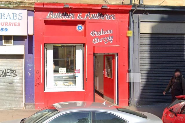 This butcher's shop on Junction Street was chosen by Carol Murphy, who said: "Graham cherrie pie's are my all time favourite."