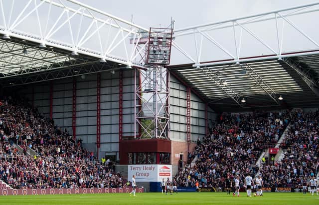 Tynecastle will be sold out for the match later this month. Picture: SNS
