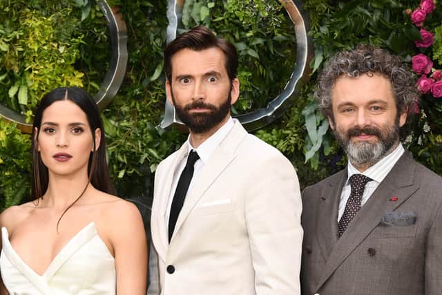 Amazon Original drama Good Omens stars the likes of Adria Arjona, David Tennant and Michael Sheen (Picture: Jeff Spicer/Getty Images)