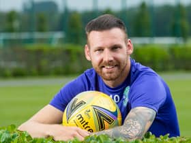 Hibs winger Martin Boyle is raring to go against European rivals Santa Coloma despite enjoying limited downtime during the close season. Photo by Mark Scates / SNS Group