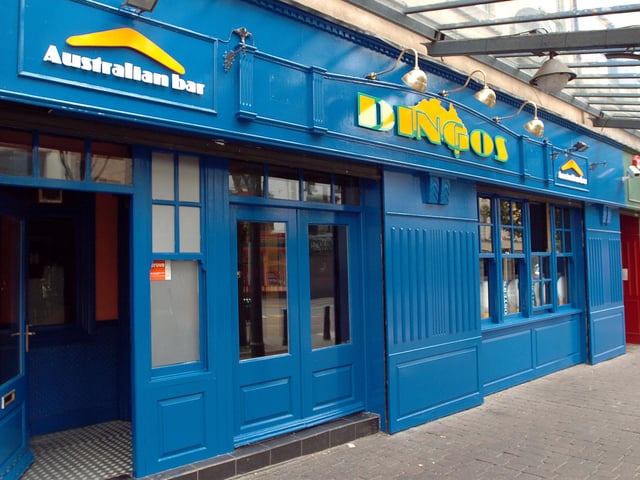A view of Dingo's bar in Church Street.