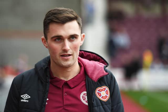 Hearts defender John Souttar is facing at least another six months out.