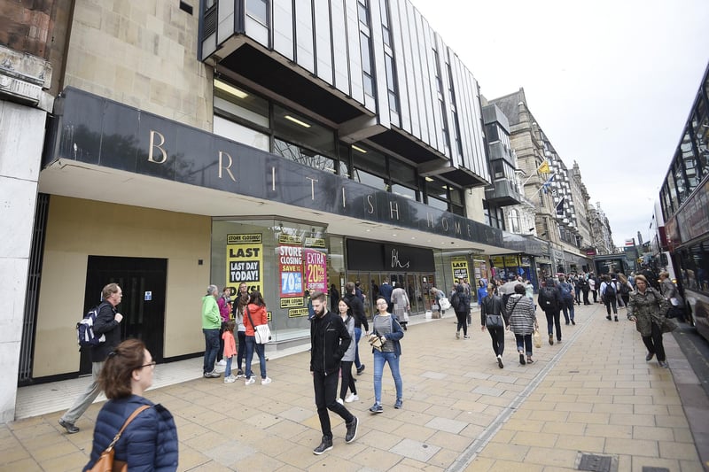 British Home Stores (BHS) closed their doors to the public for the last time in 2016.  Now a new 136-bedroom Premier Inn will occupy the upper floors, there will be a rooftop restaurant and Japanese clothes retailer Uniqlo will move into the shop space below.   The property, at 64 Princes Street, was purpose-built for BHS in the 1960s and was B-listed by Historic Scotland in 2008 because it was one of the first "panel buildings" in the street - so-called because of a panel of city planners who were pursuing plans to create a continuous first-floor walkway along the length of Princes Street.