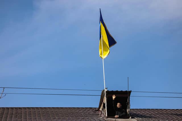 116 Ukrainians have so far been issued visas,which will allow them to stay in Edinburgh under the Homes for Ukraine Scheme. (Photo by RONALDO SCHEMIDT / AFP) (Photo by RONALDO SCHEMIDT/AFP via Getty Images)