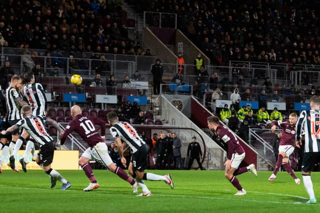 Stephen Kingsley makes it 2-0 with a free kick.