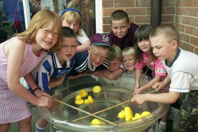 Red House Primary School pupils enjoyed fishing for plastic ducks as part of the school's fun day in this year.