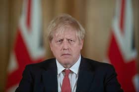Boris Johnson held the first daily press conferences before testing positive for coronavirus (Getty Images)