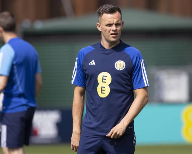 Hearts striker Lawrence Shankland was left out of the latest Scotland squad. Pic: SNS
