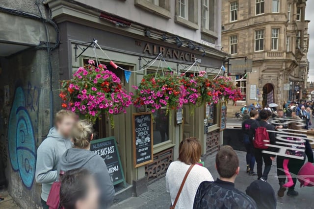 "Excellent bar, excellent whisky and great knowledge," wrote one reviewer about Albanach, "My favourite bar in Edinburgh". Found on the Royal Mile, this bar offers a "huge" selection of whiskies, tasty pub grub, and outdoor seating to watch the world go by.