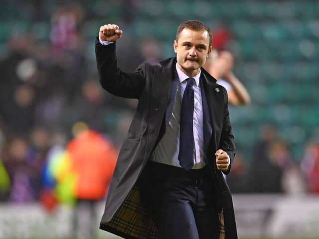 Shaun Maloney has won his first two games in charge as Hibs manager. Picture: SNS