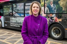 Transport minister Jenny Gilruth said Scottish Government bus industry funding was greater than elsewhere in the UK - but its post-Covid support is due to end sooner. Picture: Transport Scotland