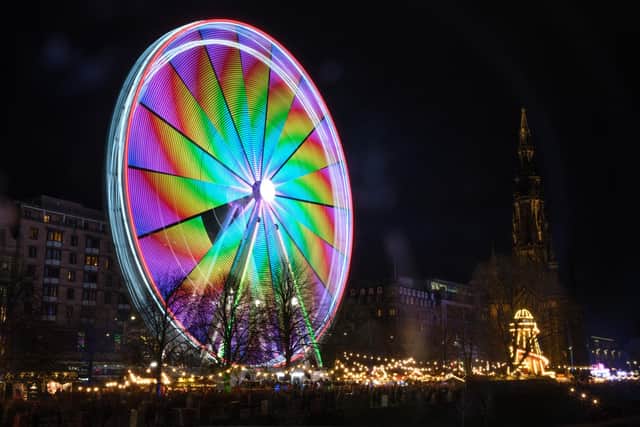 Organisers say Edinburgh's revived Christmas festival attracted 2.4 million visitors. Picture: Robin Mair