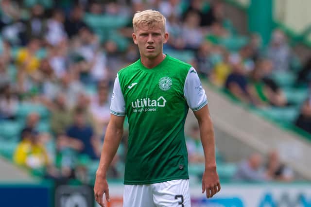 Josh Doig was back in action for Hibs against Ross County. (Photo by Ross Parker / SNS Group)