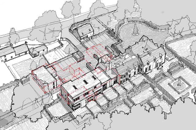 A sketch of the proposals for Kirkland Mains House