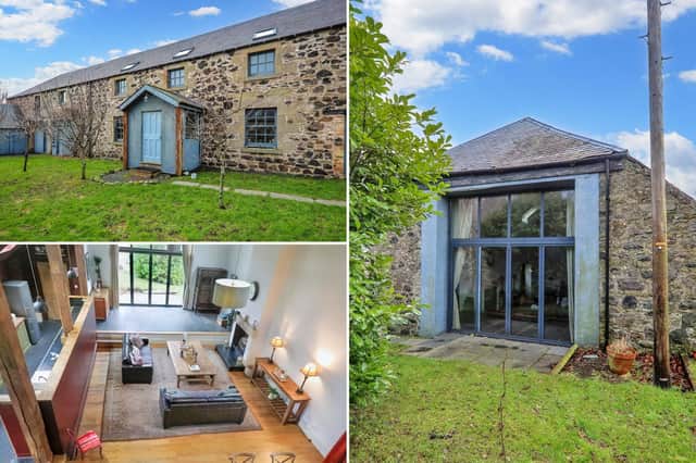 This luxury farmhouse conversion is on the market with ESPC for offers around £745,000.