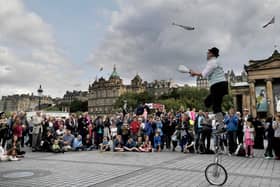 Free Fringe shows have been staged on The Mound precinct by performers for decades.