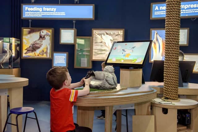 The interactive Discovery Experience is popular with young visitors