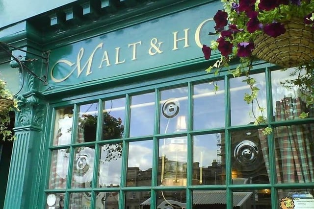Malt and Hops is a cosy local on the Shore with roaring fire, real ales, whiskies and great pub lunches