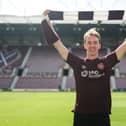 Hearts new signing Calem Nieuwenhof arrives from Western Sydney Wanderers on a three-year deal. Picture: HMFC