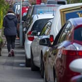 The ban on pavement parking, parking next to dropped kerbs and double-parking will come into force in January.  Picture: Lisa Ferguson.