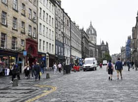 Visitors have been slowly returning to the Royal Mile in recent weeks. Picture: Lisa Ferguson