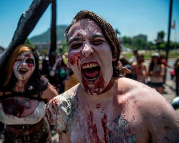 Thankfully a zombie apocalypse was avoided on the LNER route to London  (Photo: Martin Bernetti / AFP Getty Images)
