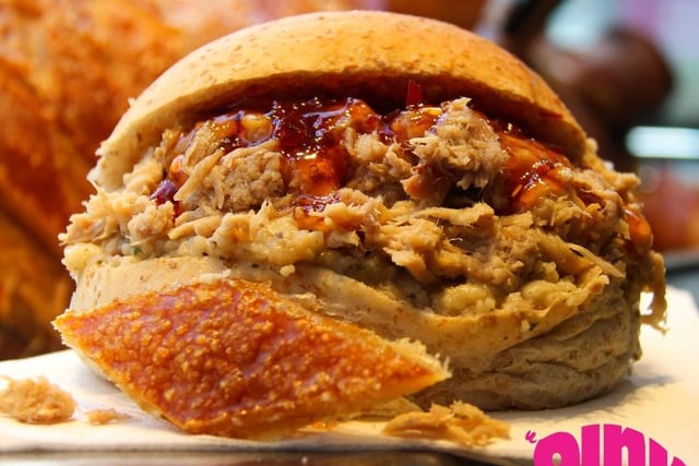 Oink is the place to go for pulled pork in Edinburgh. Found on Victoria Street, it brags of having the best pulled pork sandwich in the Capital. They come served with sage and onion or their own homemade haggis, and your choice of sauce.