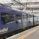 ScotRail trains between Edinburgh and Glasgow have been cancelled this morning following heavy rainfall