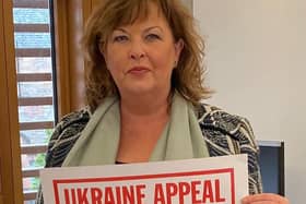Linlithgow MSP Fiona Hyslop is backing the DEC Ukraine appeal.