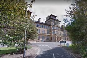 Craiglockhart Campus where a temporary flu vaccination drive-through clinic has been set up picture: Google Images