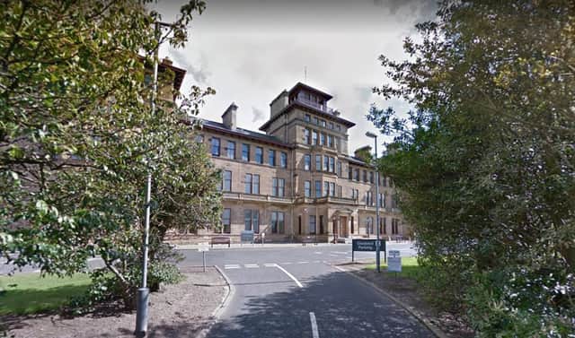 Craiglockhart Campus where a temporary flu vaccination drive-through clinic has been set up picture: Google Images