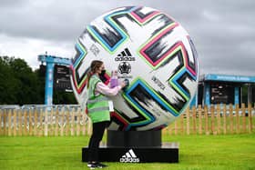 First look at UEFA EURO 2020 Fan Zone at Glasgow Green as the venue prepares to welcome fans.