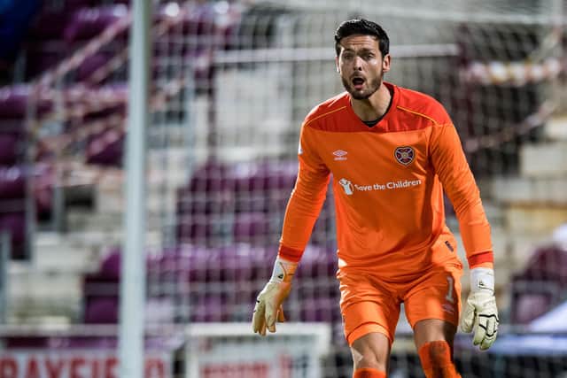 Hearts goalkeeper Craig Gordon is back in the Scotland squad. Picture SNS