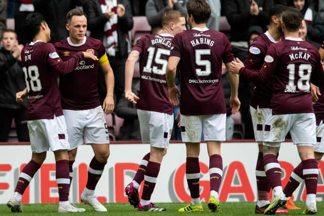 Hearts have had a hectic fixtures schedule and will have played 50 competitive games by the time the season ends