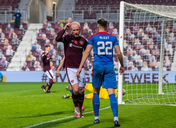 Hearts face their final game at Tynecastle Park this season with Inverness CT the opponents. Picture: SNS