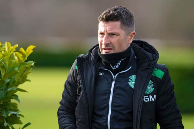 Hibs first team coach Grant Murray. Pic: SNS Group Ross MacDonald