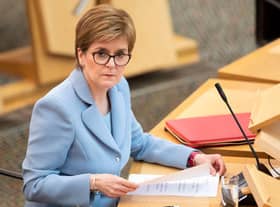 The First Minister has urged Scots to tune-in to the lunchtime briefing.