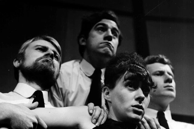 The Oxford Theatre Group Late Night Revue during Edinburgh Festival Fringe in 1963, including Monty Python member Terry Jones, Jayne Braysham and Doug Fisher.