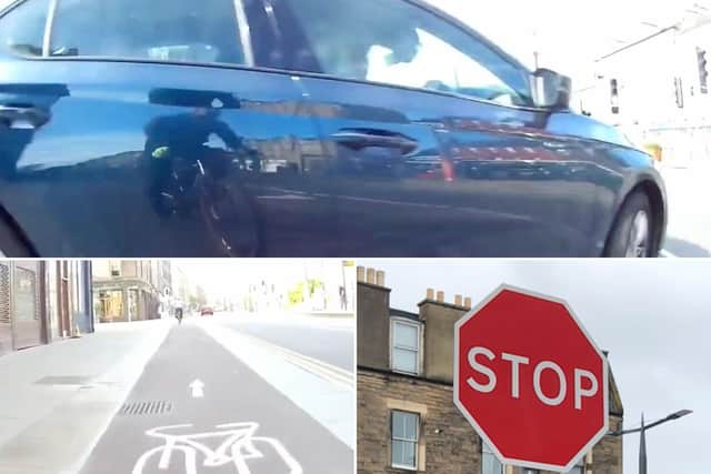 The Leith resident uses the cycle track as part of his daily commute to work told the Evening News the ‘dangerous junction’ at Leith Walk and Dalmeny Street is notorious for drivers not giving way to pedestrians and cyclists – despite signage in place to alert drivers to stop.