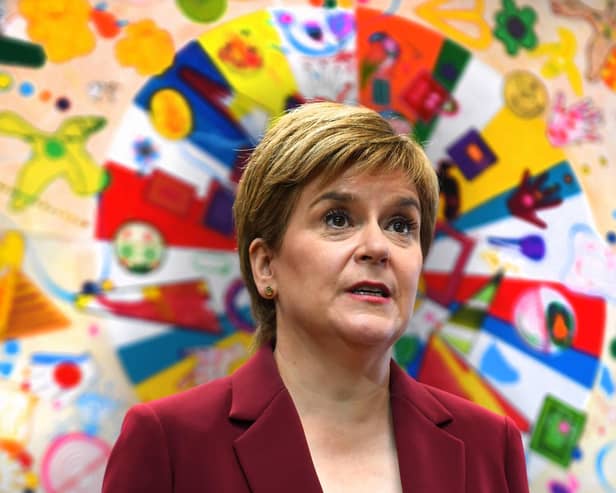 Nicola Sturgeon asked to be judged on closing Scotland's education attainment gap between (Picture: Andy Buchanan/pool/Getty Images)