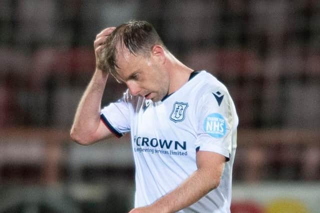 Paul McGowan has slammed his team-mates after Dundee's loss at Ayr United. Picture: SNS