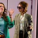 Anna Russell-Martinand Sophie Steer play Tobi Tucker and Phoebe Bernays in Exodus at the Traverse. Picture: Tim Morozzo