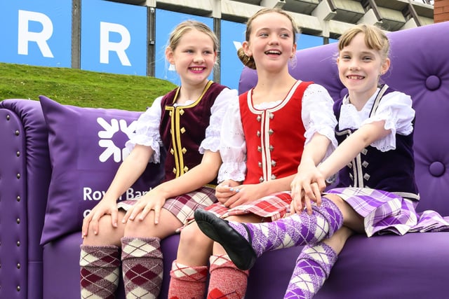 Dancers from Gordon School of Dancing, Montrose who took part in the Kiltwalk, which is Scotland's largest mass participation walking event and has raised over £37 million for more than 3,000 charities since 2016.