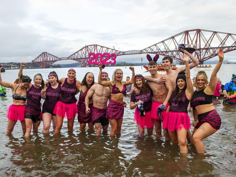 The Loony Dook at South Queensferry normally attracts thousands - but this year an unofficial event was held