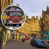 Fire crews were sent to Cockburn Street in Edinburgh's Old Town after reports of smoke coming from a property.